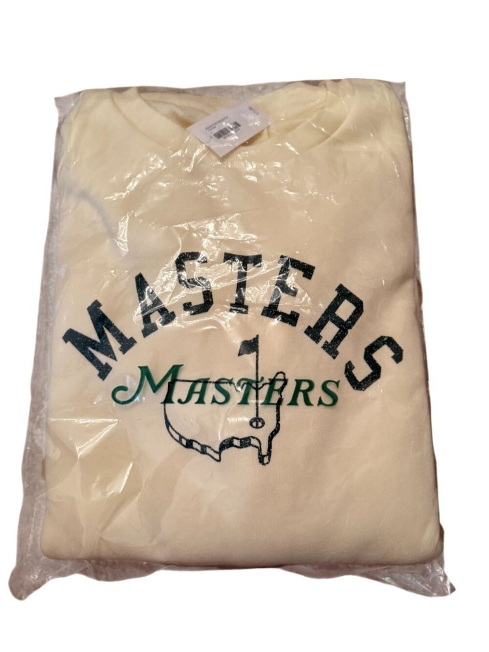 Masters Golf Sweatshirt Crew Neck Cream 2026 XL Augusta National New - Picture 2 of 4